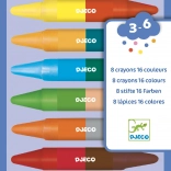 Obojstranné voskovky DJECO