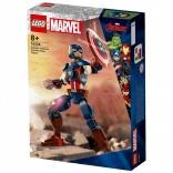 lego marvel figúrka captain america na postavenie
