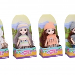 Bábika v zimnom oblečení 15 cm