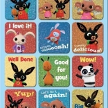 Samolepky Bing s nápismi