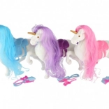 Jednorožec s česacou hrivou a doplnky