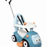 Odrážadlo so zvukmi a vodiacou tyčou Maestro 3v1 modré