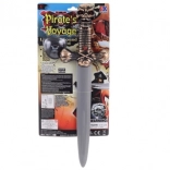 Pirátska sada s mečom a páskou cez oko