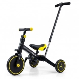 Odrážadlo - Bicykel 4v1 OPTIMUS PLUS Čierny