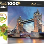 Trefl puzzle Tower Bridge Londýn 1000 dielikov s triedičom