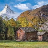 Puzzle Čarovný Matterhorn 500 dielikov CLEMENTONI