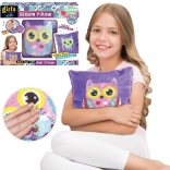 Kreatívna sada Vankúš na zdobenie Sova WOOPIE ART&FUN