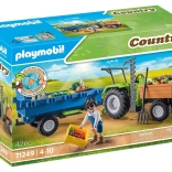Traktor s prívesom PLAYMOBIL