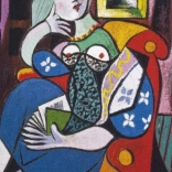 Puzzle Dievča s knihou 1000 dielikov