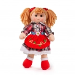 Látková bábika Bigjigs Toys Mandie 34 cm