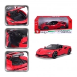 Kovový model BBURAGO FERRARI SF90 STRADALE 1:18 červený