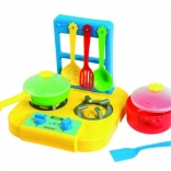 Plynový sporák s hrncami PARTY WORLD