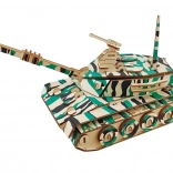 Woodcraft drevené 3D puzzle – veľký tank