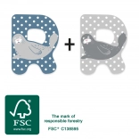 drevené písmeno R Small Foot