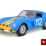 Stavebnica kovového modelu BBURAGO FERRARI 250 GTO 1:24 – modrá