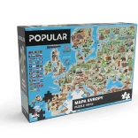 Populárne puzzle Mapa Európy 160 dielikov