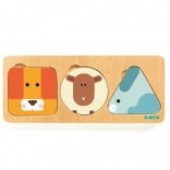 Vkladacie Puzzle Djeco Tvary