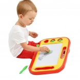 Magnetická kresliaca tabuľka s magnetickým perom a pečiatkami