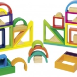 Goki drevená stavebnica Dúha