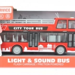 Dvojposchodový vyhliadkový autobus na batérie