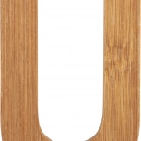 Bambusové písmeno U small foot