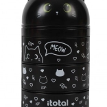 organizér so šuplíkmi čierna mačka