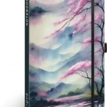 NOTIQUE linkovaný zápisník sakura 13 × 21 cm