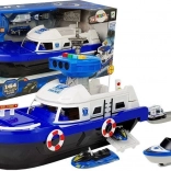 Policajná transportná loď so zvukmi a svetlami