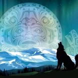 Puzzle COBBLE HILL Dvaja vlci 500 dielikov