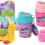 Ružové penové gule Squishy v kelímku