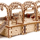 Drevené 3D puzzle železničná stanica WOODEN CITY, 175 dielikov