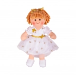 Bábika Charlotte Bigjigs Toys látková 28 cm