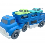 Auto ťahač na prevoz áut s dvoma autami