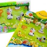 Zvieracie zvuky vzdelávacia a hudobná podložka Animal farm