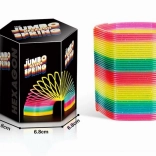 Farebná jumbo špirála s trblietkami