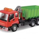 Bburago servisné vozidlo s hákovým zdvihákom a žeriavom 1:43