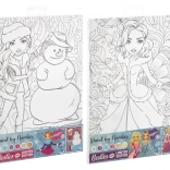 Maľovanie podľa čísel na plátno BESTIES 29,7 × 19,5 cm