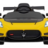 Detské elektrické autíčko Maserati MC20 GT2 žlté
