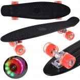 Fiszka LED skateboard s osvetlenými kolieskami do skateparku
