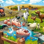 Puzzle 70 dielikov Life on the Farm