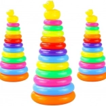 Pyramída z farebných krúžkov
