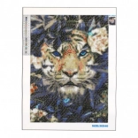 Diamantové maľovanie Ukrytý Tiger 30x40 cm