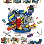 Detský motocykel s parkoviskom a dymovým efektom 2v1