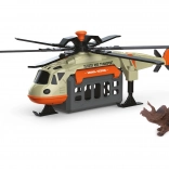 Vrtuľník s dinosaurom a efektami