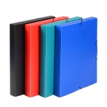 Archivačný box A4 s gumičkou z polypropylénu, čierny