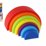 Farebná plastová skladačka Dúha od TEDDIES