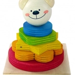 Nasadzovacie farebné tvary – macko Timi