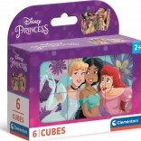 Obrázkové kocky Disney princezné – 6 kociek