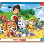 Rámové puzzle 25 dielikov PAW PATROL Na stope