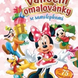Vianočné omaľovánky so samolepkami MINNIE
